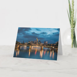 Cartão Frankfurt am Main Alemanha