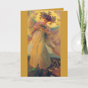 Cartão Franz Dvorak Angel of Birds CC0429 Birthday Card