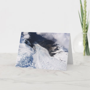 Cartão Franz Josef Glacier Aerial View, Nova Zelândia