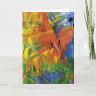 Cartão Franz Marc- Animals in a Landscape