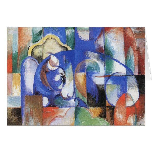Cartão Franz Marc - Bull (Frente Horizontal)