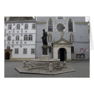 Cartão Franziskanerplatz Viena Áustria