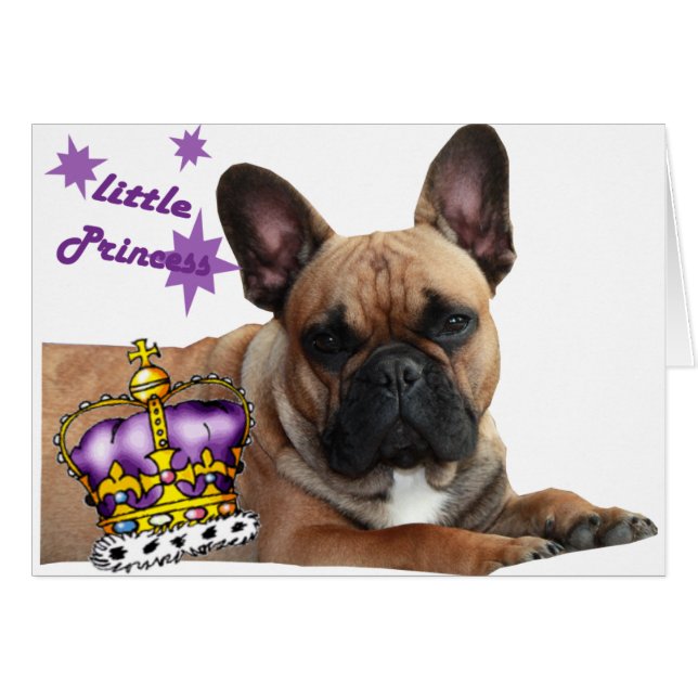 Cartão Französische Bulldogge Karte (Frente Horizontal)