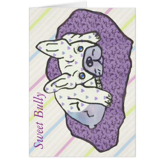 Cartão Französische Bulldoggen Grusskarte (Frente)