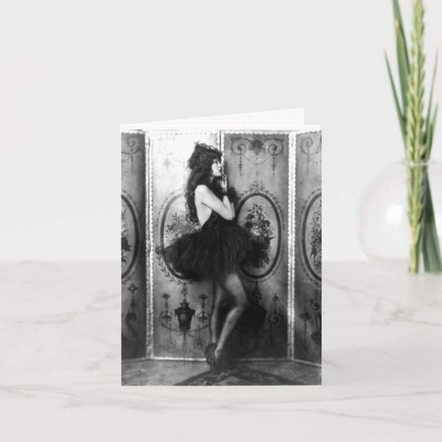 Cartão frayed dancer (Frente)