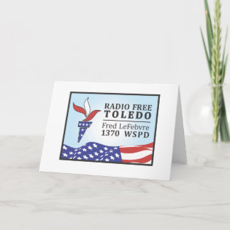 Cartão Fred livre de rádio