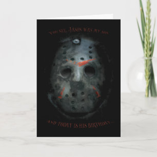 Cartão Freddy vs. Jason Citação da Máscara de Jason