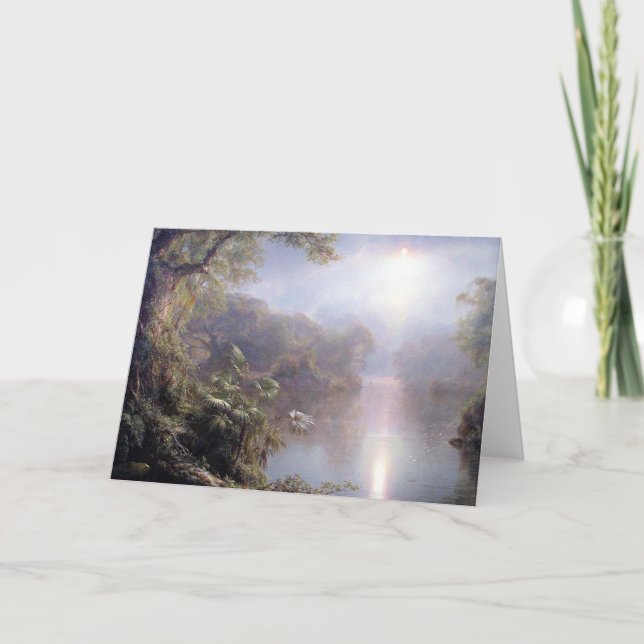 Cartão Frederic Church, The River of Life, (Frente)