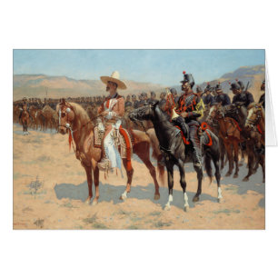 Cartão Frederic Remington - O Major Mexicano