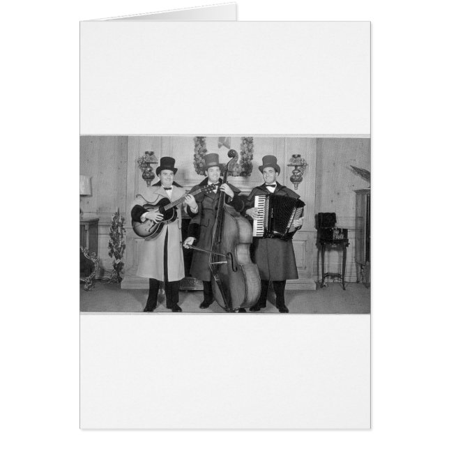 Cartão Frederick & Nelson Strols Minstrels (Frente)