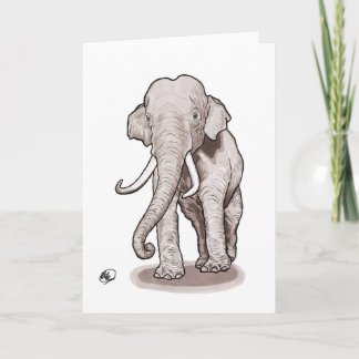 Cartão "Freedom" Elephant Greeting Card