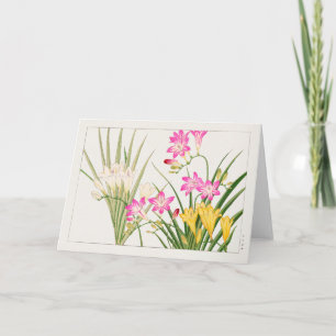 Cartão Freesia de Tanigami Konan