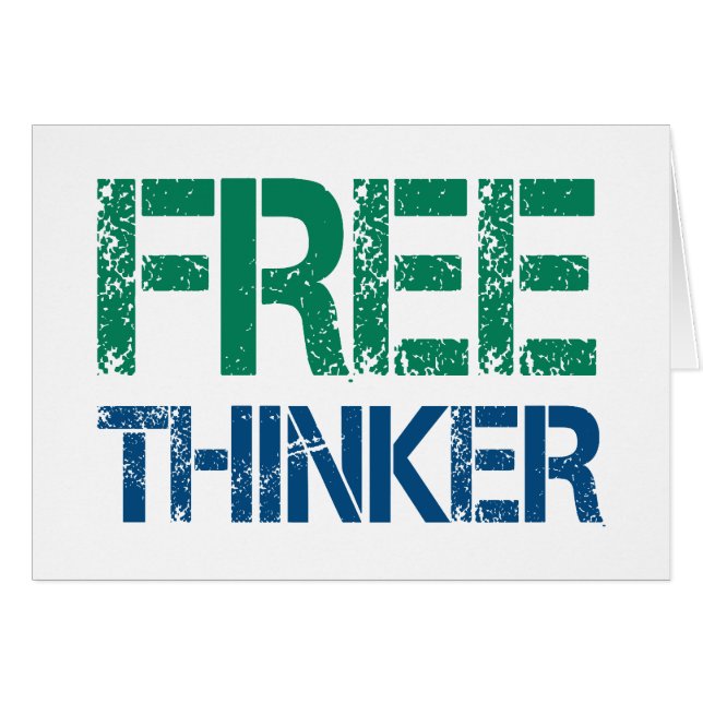 Cartão freethinker (Frente Horizontal)