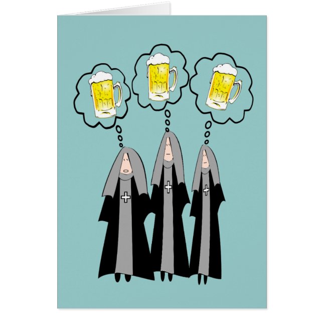 Cartão Freira católica Gifts~~Hilarious (Frente)