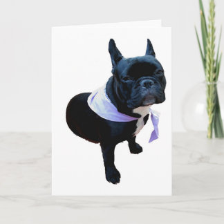 Cartão French bulldog