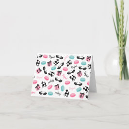 Cartão French Themed Notecard
