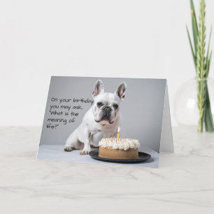 Cartão Frenchie Birthday
