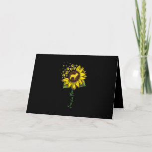Cartão Frenchie Sunflower Mãe Bulldog Francês Gift