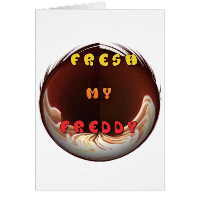 Cartão Fresco meu falso fogo queimando Hakuna Matata na v (Frente)