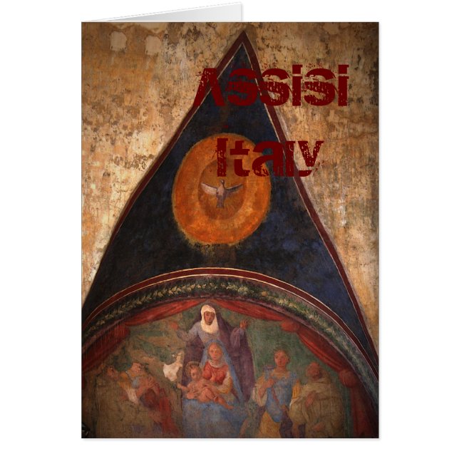 Cartão Frescos de Assisi (Frente)