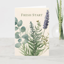 Cartão Fresh Start – Botanical Spring Greeting Card
