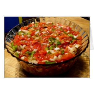Cartão Freshly Made Salsa