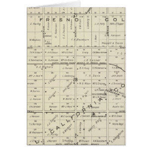 Cartão Fresno County, Califórnia