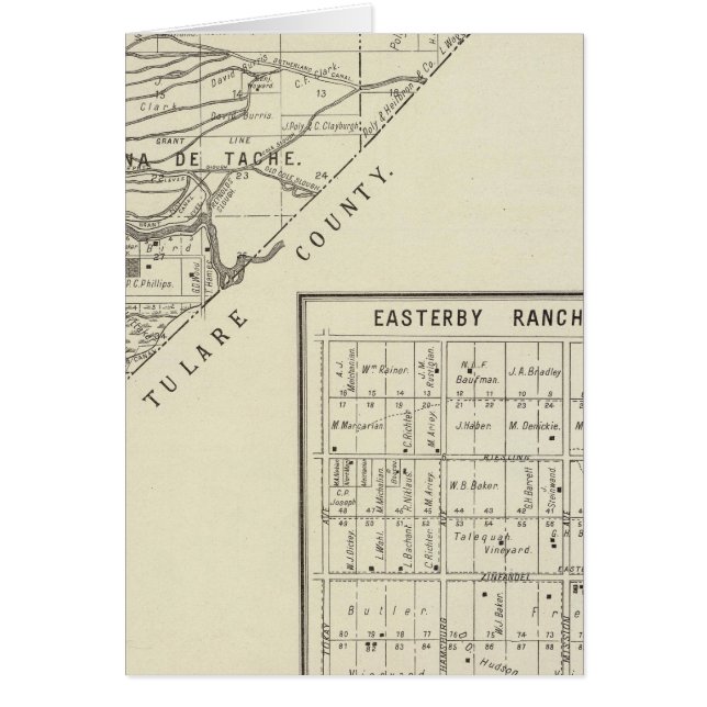 Cartão Fresno County, Califórnia 11 (Frente)