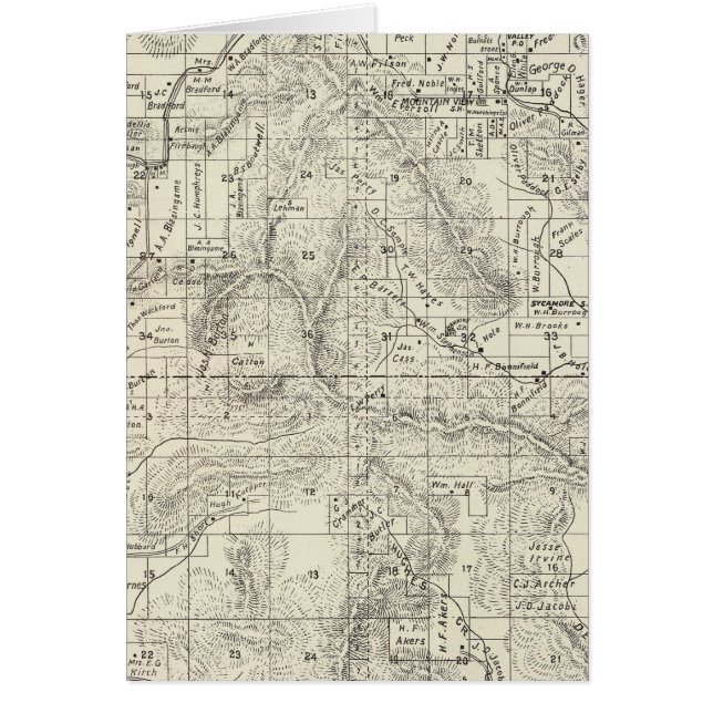 Cartão Fresno County, Califórnia 13 (Frente)