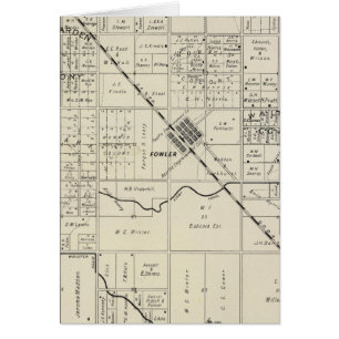 Cartão Fresno County, Califórnia 17