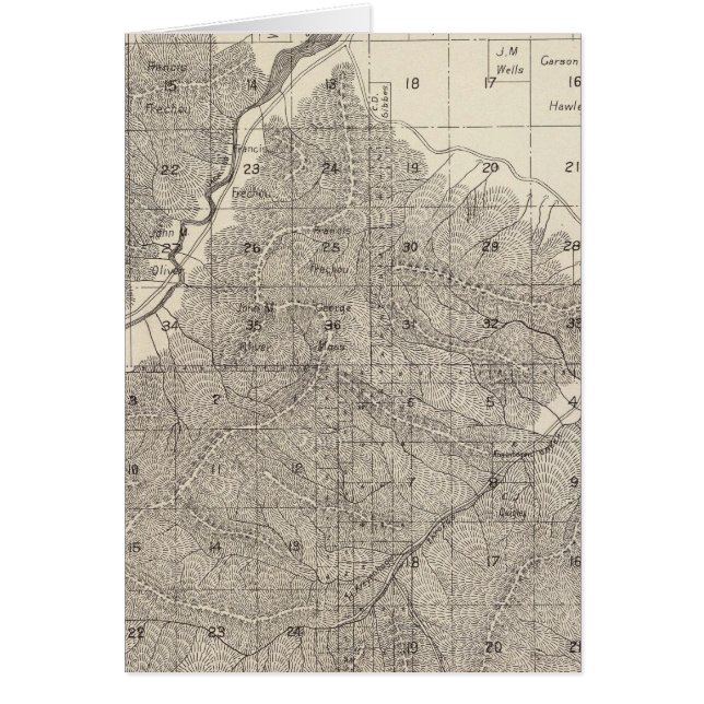 Cartão Fresno County, Califórnia 18 (Frente)