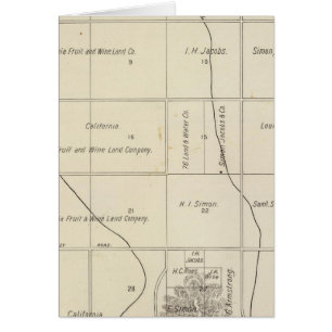 Cartão Fresno County, Califórnia 23