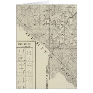 Cartão Fresno County, Califórnia 3