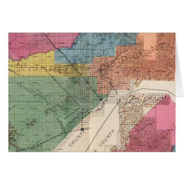 Cartão Fresno County, Califórnia 31 (Frente Horizontal)