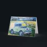 Cartão "FREYA" "Happy Birthday Son ", Card<br><div class="desc">"FREYA " The Series1 Truck Cab "Happy Birthday Son" Birthday Card From an Original painting by GJLC  The wording inside reads:Wishing You A Very Happy Birthday Son.  JackCrisp.co.uk</div>