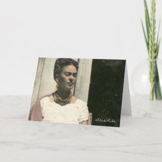 Cartão Frida Kahlo Blush Photograph
