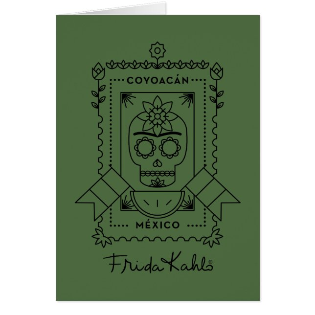 Cartão Frida Kahlo | Coyoacá (Frente)