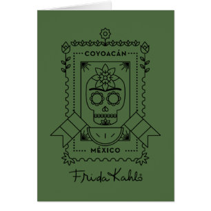 Cartão Frida Kahlo Coyoacán