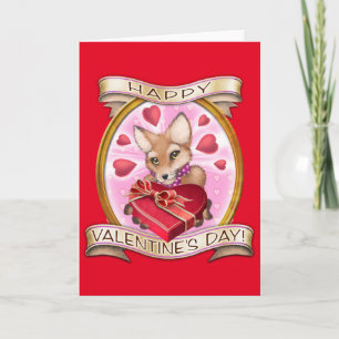 Cartão Frieda Tails Valentine's Day card