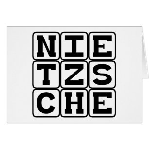 Cartão Friedrich Nietzsche, Filósofo