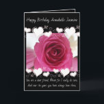 Cartão friends card for Birthdays<br><div class="desc">A Birthday card to send long time friends who have always been there to help and chat with life happy times.</div>