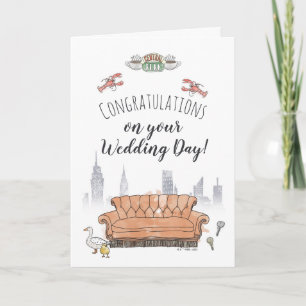 Cartão FRIENDS™ Casamento no Central Perk