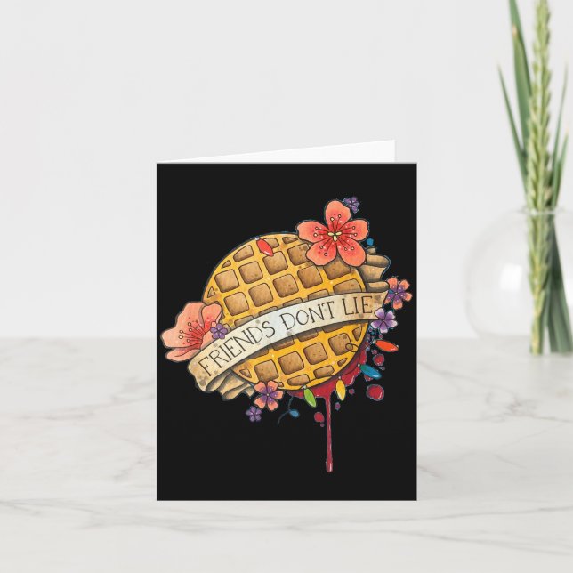 Cartão Friends Dont Lie Shirt  (Frente)