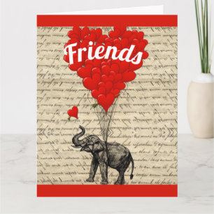 Cartão Friends fun romantic Valentines