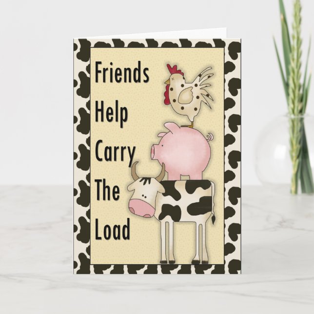 Cartão Friends Greeting Card (Frente)