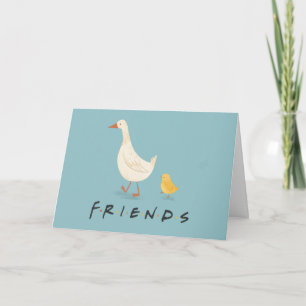 Cartão FRIENDS™   O Pintinho e o Pato