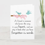 Cartão Friendship Card<br><div class="desc">This is a lovely card to give to a friend for a birthday,  special occasion or just because</div>