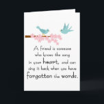 Cartão Friendship Card<br><div class="desc">This is a lovely card to give to a friend for a birthday,  special occasion or just because</div>