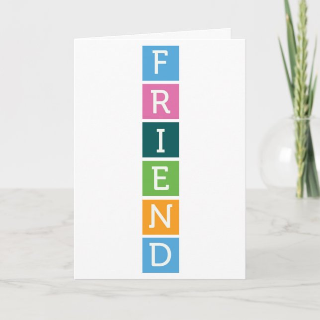 Cartão Friendship Card (Frente)