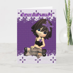 Cartão Friendship Card Moonies cutie pie dottie